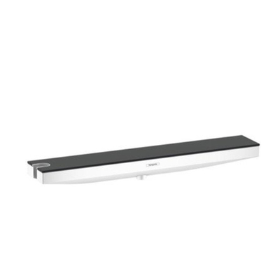 Hansgrohe RainFinity Fixfit Porter - 500 muuraansluiting - met planchet - met douchehouder links - 50.2x8.2cm - mat wit