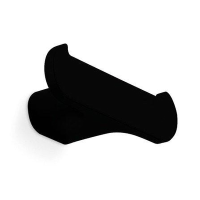 Nemo Stock Scura crochet double montage murale 90 x 30 x 40 mm laiton noir soft touch