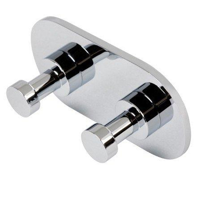 Geesa Nemox Handdoekhaak dubbel - haak dubbel34mm - chroom