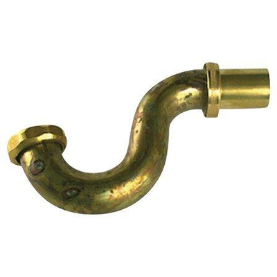 Nemo Skill siphon de baignoire sans bonde en laiton écrou libre 54 x 32 mm H 100 mm