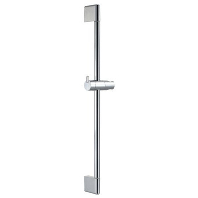 Nemo Spring Lacco douchestang - 650mm - met bevestigingen - glijstuk - verchroomd