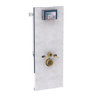 Geberit Duofix element - voor metselwerk - voor hang-wc - 112cm - met Sigma inbouwspoelreservoir