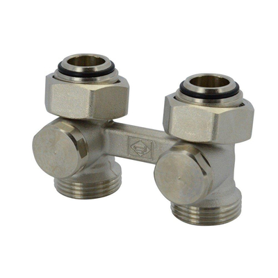 Nemo Start Bloc en H pour raccordement au sol pour installations à 2 tuyaux pour radiateurs avec raccord 3/4 Euroconus