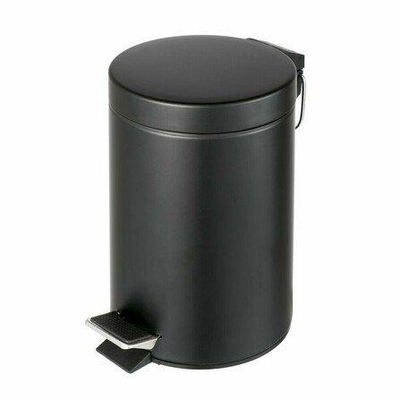 Geesa Hotel Poubelle à pédale 3 litres Noir