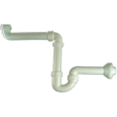 Nemo Skill siphon pour lavabo encastré 5/4" x 32 mm gain de place PP blanc