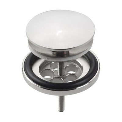 Clou Wash Me bouchon avec capot de recouvrement non obturable inox Chrome