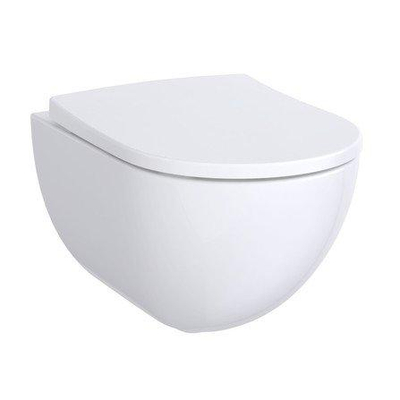 Geberit - Acanto - WC suspendu - Fond creux - sans bride - 4,5/6l - KeraTect - sans siège de toilette - Blanc