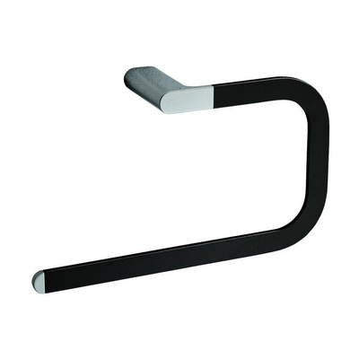 Nemo Stock Collection Scura handoekring - 28x16x8cm - wandmontage - messing verchroomd