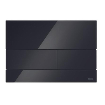 Tece square plaque de commande pour la technologie double affleurante verre touches noires