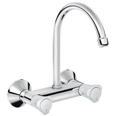 GROHE Costa L Robinet de cuisine mural avec rosaces chrome