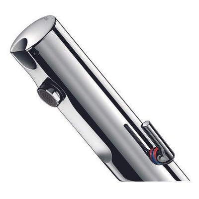 Delabie Tempomatic Mix 4 robinet mélangeur électronique pour lavabo sur secteur F3/8 230/12V sans robinets d'arrêt clé de mélange standard