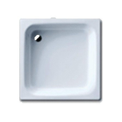 Kaldewei Sanidusch Receveur de douche métal moulé 80x80x14cm carré Blanc