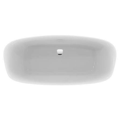 Ideal Standard Dea baignoire autoportante en matériau synthétique acrylique ovale 180x80cm avec pieds et trop-plein blanc