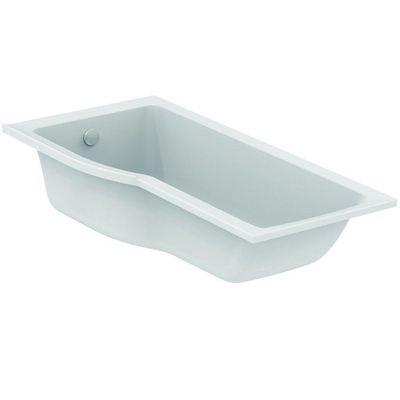 Ideal Standard Connect Air baignoire encastrée avec zone de douche gauche 170x80cm acrylique blanc sans jeu de pieds