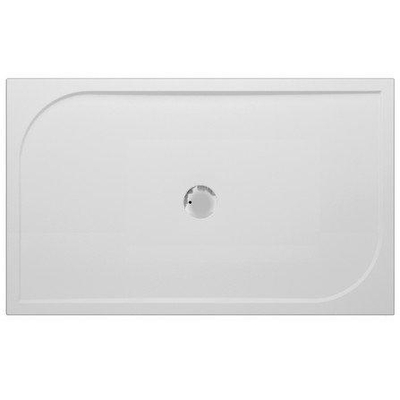 GO by Van Marcke Argon receveur de douche en polybéton gelcoat 1400x900x30 mm, rectangulaire, évacuation 90 mm, sans pieds, blanc