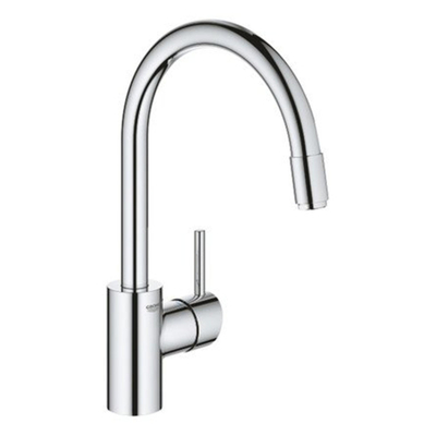 GROHE Concetto Mitigeur de cuisine - haut - bec pivotant/extensible - chrome