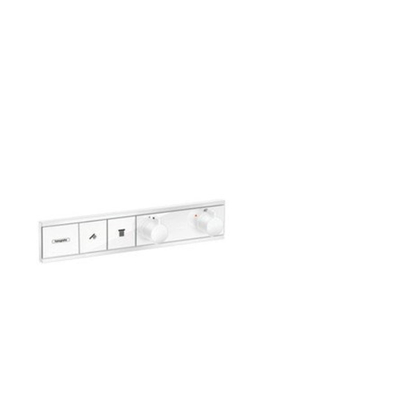 Hansgrohe Rainselect Afbouwdeel - voor inbouw douchekraan - thermostatisch - voor 2 functies - 45.6x90cm - thermostaat - mat wit