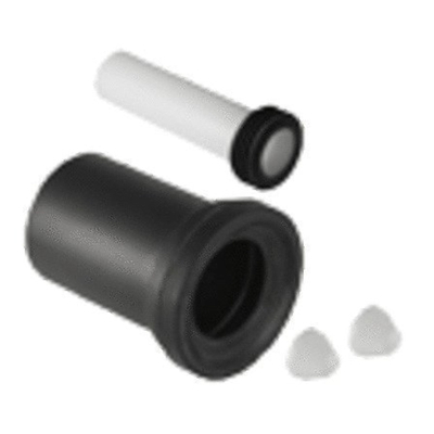 Geberit afvoer- en toevoermanchet - voor hangtoilet - L - 185mm - D90/D45