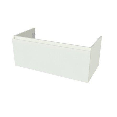 Nemo Spring Ventus Uno Meuble sous lavabo 100x40x49.5cm 1 tiroir sans poingée Blanc