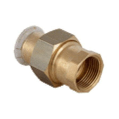 Geberit Mapress persfitting - koper - water - 3-delige overgangskoppeling - met binnendraad - 15-1/2