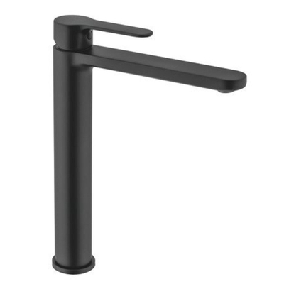 Go By Van Marcke Nero Robinet de lavabo - 29cm - surélevé - posé - noir mat