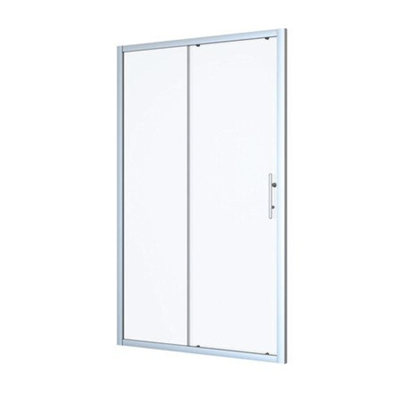 Nemo Start Profi porte coulissante - 136x195cm - dimension d'encastrement 136-140cm - verre de sécurité transparent 5mm
