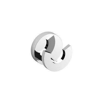 Clou Flat crochet porte-serviettes 4,8x4,8x3,6cm double Chrome