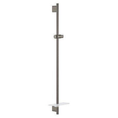 Grohe Rainshower SmartActive Glijstang - 90cm - met zeepschaal - brushed hard graphite (antraciet)