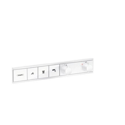 Hansgrohe Rainselect Afbouwdeel - voor inbouw douchekraan - thermostatisch - voor 3 functies - 52.7x90cm - thermostaat - mat wit