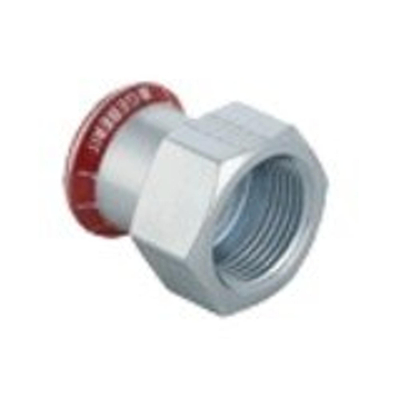 Geberit Mapress C-staal schroefbus verzinkt binnendraad 3/4"bix22mm