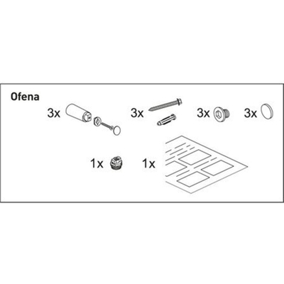 Nemo Spring bevestigingsset - voor Ofena - Van Marcke Origine