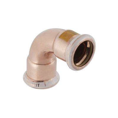 Geberit Mapress persfitting - gas - bocht - 90 graden FF - 54 - koper