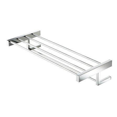 Geesa Modern Art Porte-serviettes avec étagère 62cm Chrome