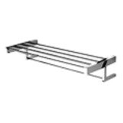 Geesa Modern Art Handdoekrek met planchet 62cm Chroom