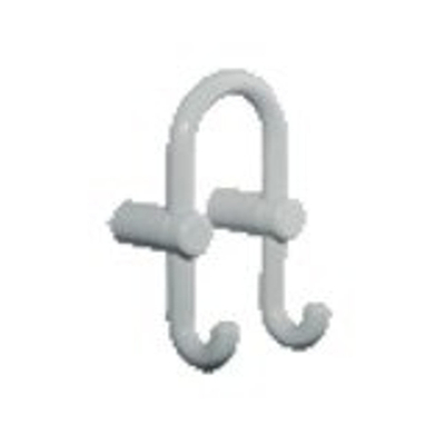 Hewi Serie 801 Patère H16.5xP8.7xL8.7cm Plastique Blanc