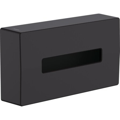 Hansgrohe Addstoris Porte-mouchoir papier démaquillage 26.5x14.5cm Noir mat