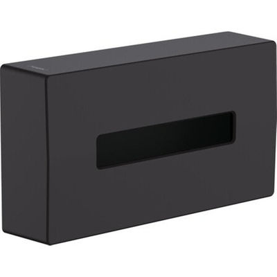 Hansgrohe Addstoris tissuebox voor makeup doekjes mat zwart