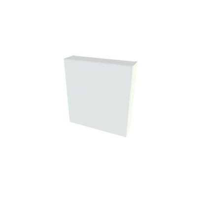 Nemo Spring Nebulo spiegelkast - 60x65x17.8cm - 1 deur glazen leggers - met stopcontact - enkelzijdige spiegeldeur - Minnesota Chocolat