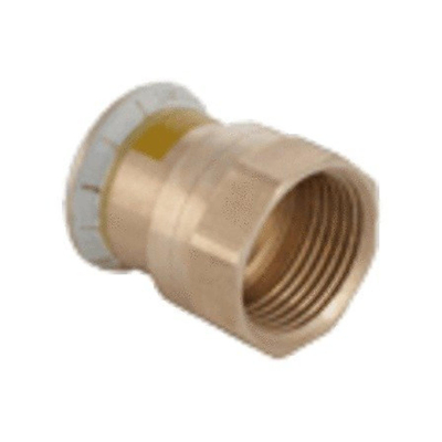 Geberit Mapress persfitting - gas - overgangsstuk - met binnendraad - 22-4/4F - koper