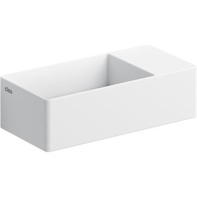 Clou New Flush 3 lave-mains 35x18cm trou de robinet pré-percé aluite Blanc mat