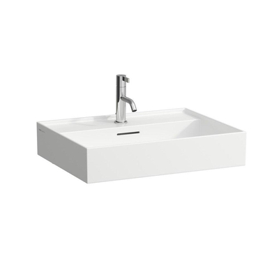 Laufen Kartell by Laufen lavabo-meuble 60x46x16cm avec trou de robinetterie avec trop-plein SaphirKeramik blanc