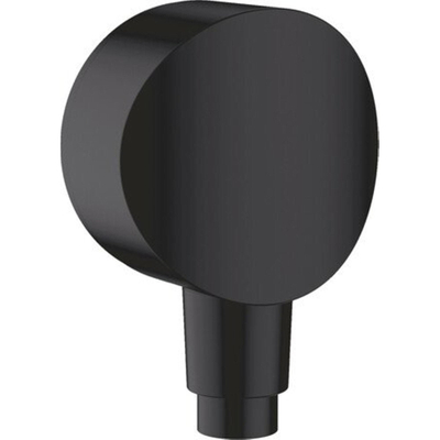 Hansgrohe Fixfit Muuraansluitbocht s - kunststof met terugslagklepMat - zwart