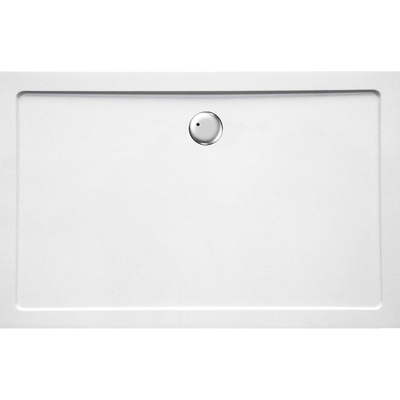 GO by Van Marcke Helion receveur de douche composite synthétique 140x90x3.5cm rectangulaire évacuation D90mm sans jeu de pieds blanc