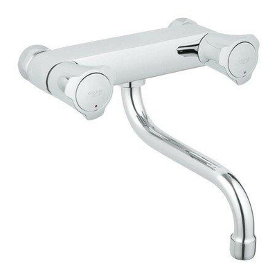 GROHE Costa L Robinet de cuisine - bec mural - encastré - chrome