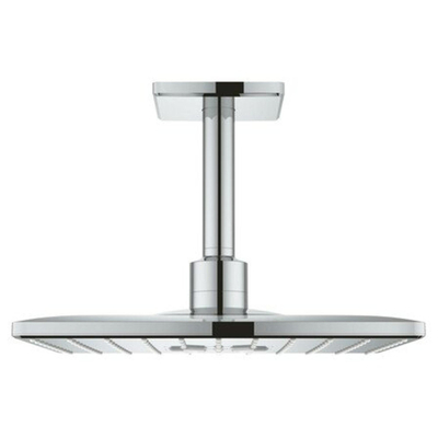 GROHE Rainshower SmartActive 310 Cube Douche de tête - 31cm - 2 types de jet - bras de plafond 14,2cm - chrome