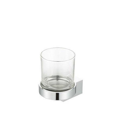 Geesa Nexx Porte-gobelet avec verre Chrome