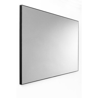 Nemo Spring Frame spiegel - 80x70cm - met zwart alu kader - aluminium