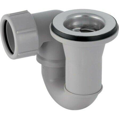 Geberit douchebakafvoer compleet - voor douchebak - met gat - 52mm - zonder afdekrozet - hoogglans chroom