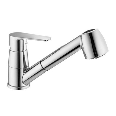 Go by Van Marcke Lena mitigeur de cuisine sur plan avec douchette extractible chrome