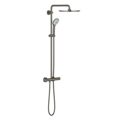 Grohe Euphoria XXL Regendoucheset Opbouw - hoofddouche 31cm - handdouche rond - brushed hard graphite (antraciet)